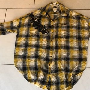 Free people plaid tunic